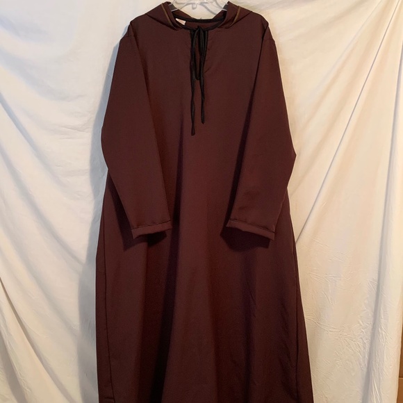 Rubie's Costumes Long Brown Hooded Cape Cloak Adult OS - Picture 2 of 12